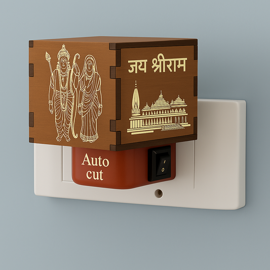 Wooden Ram Mandir Kapoor Diffuser
