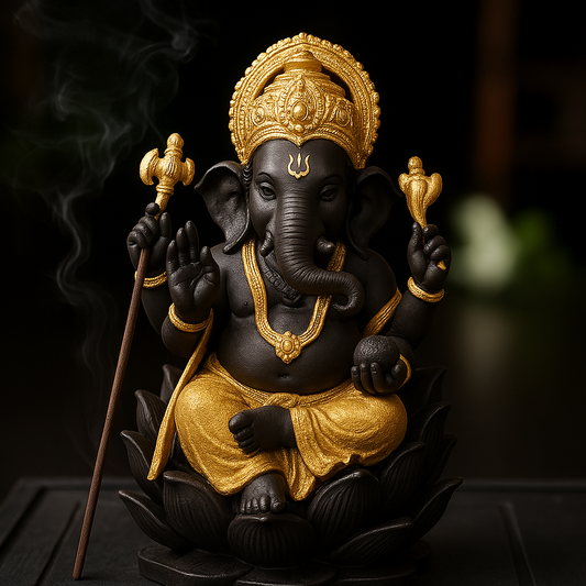 Ganesh Incense Backflow Fountain